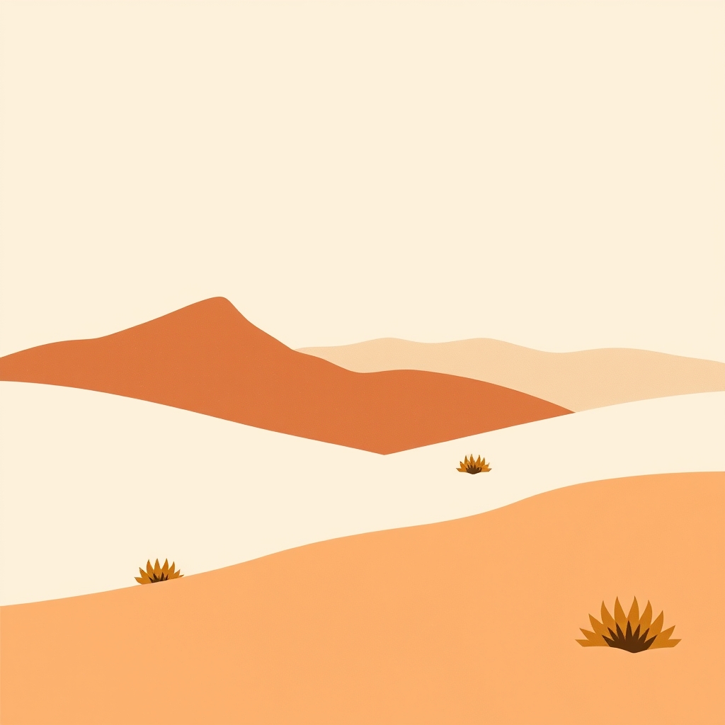 Ilustração contemplativa de paisagem serena em tons terrosos, evocando a libertação do peso do ressentimento e o perdão como caminho estoico.